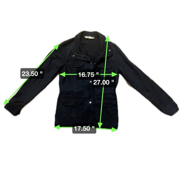 Hollister Women’s Black Jacket Size Small - Picture 4 of 5